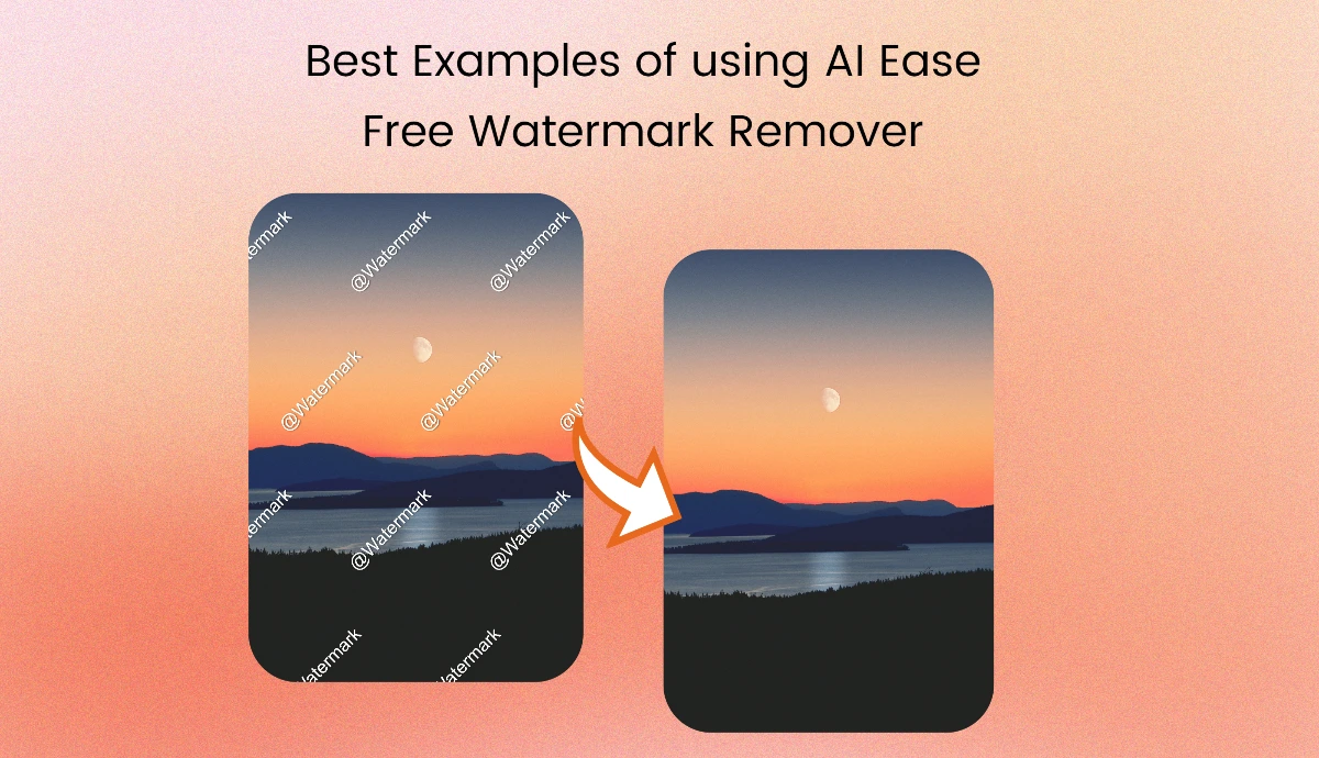 best examples of removing watermark from images