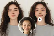 swap female face in video