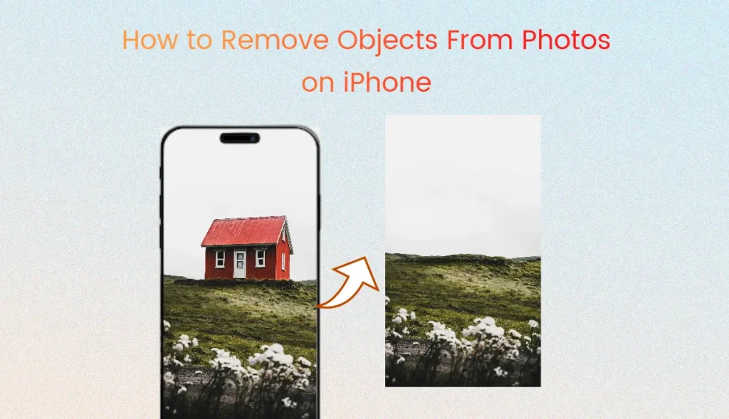 comment supprimer les objets des photos sur la couverture du blog de l'iphone