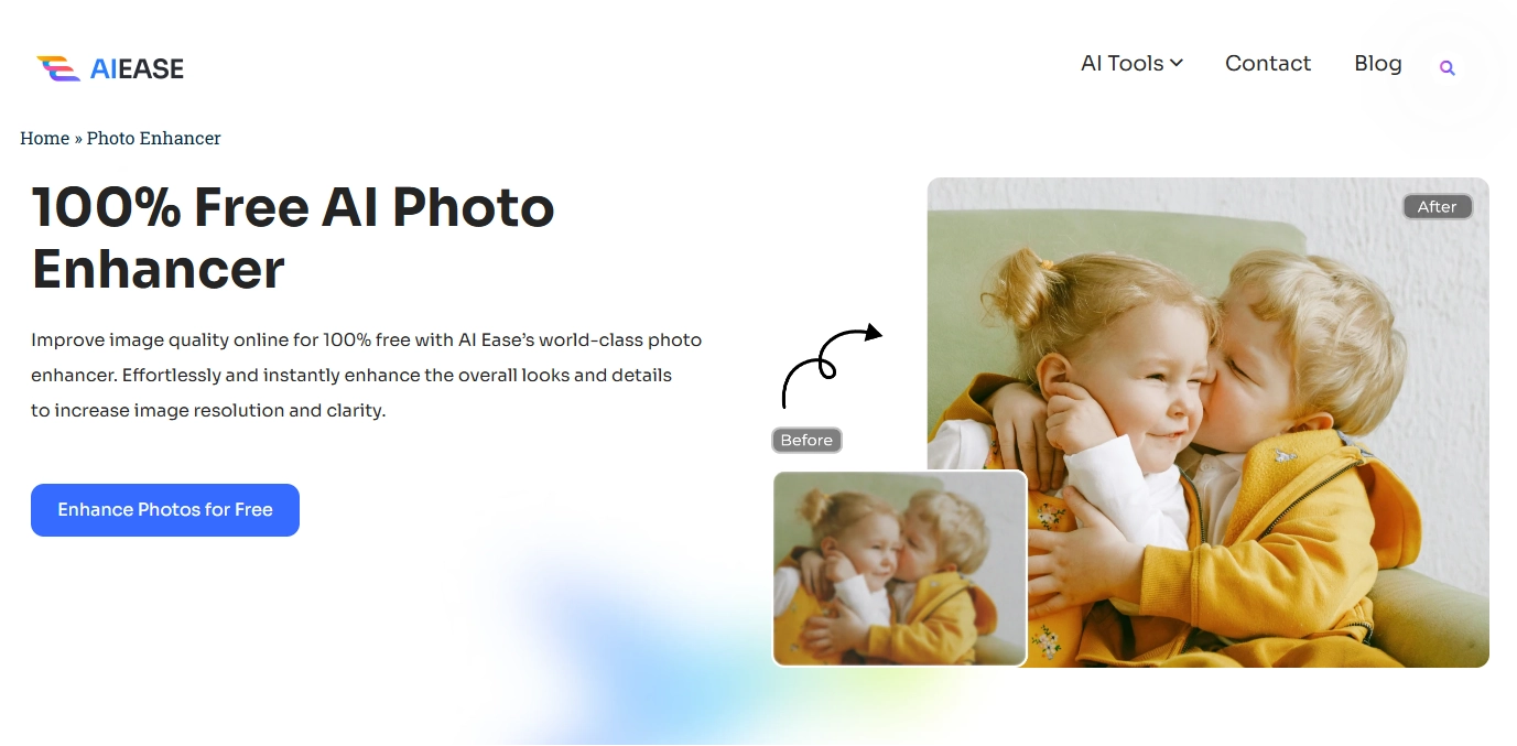 AI-Ease-Free-Photo-Enhancer