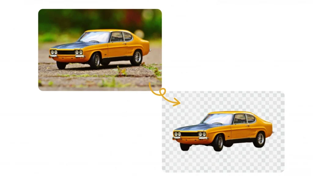 eliminar fondo de foto de coche
