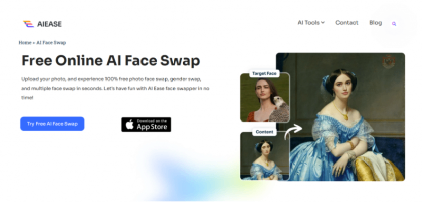 interface d'échange de visage interface d'échange de visage