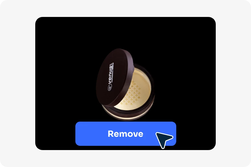 黒背景の商品写真をai easyにアップロードする