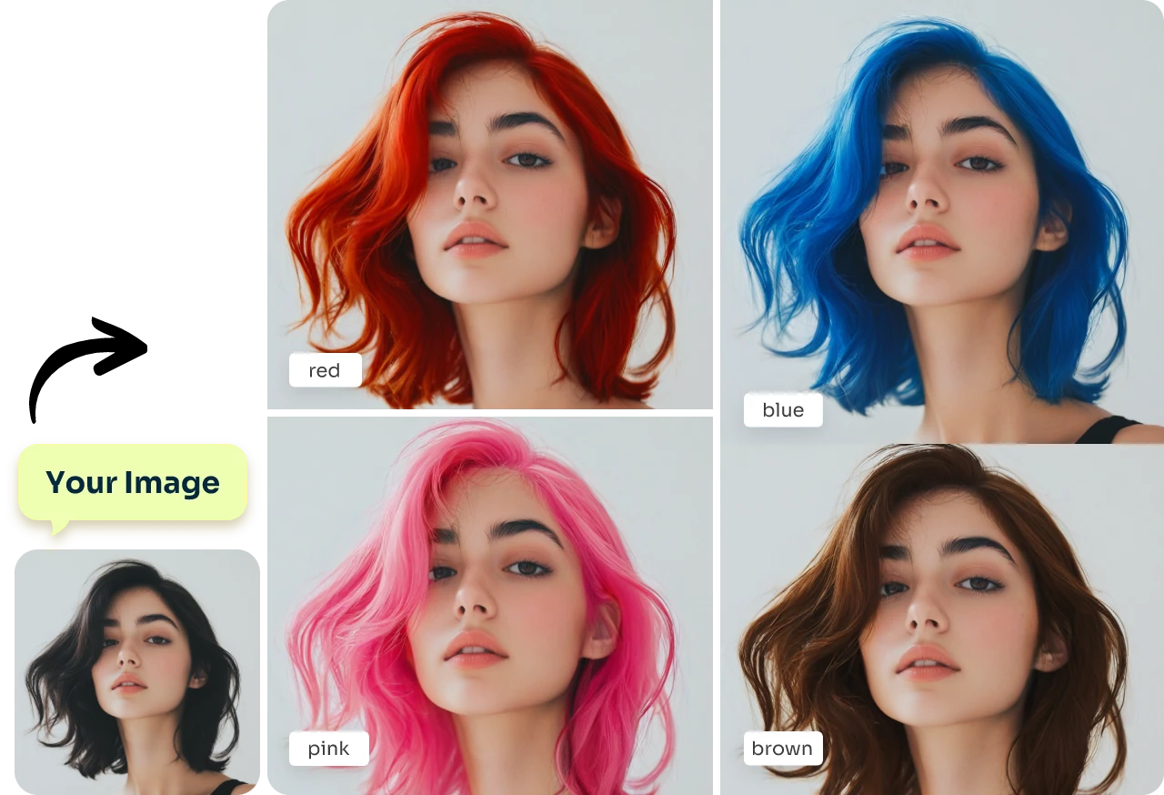 Ai Hair Color Change