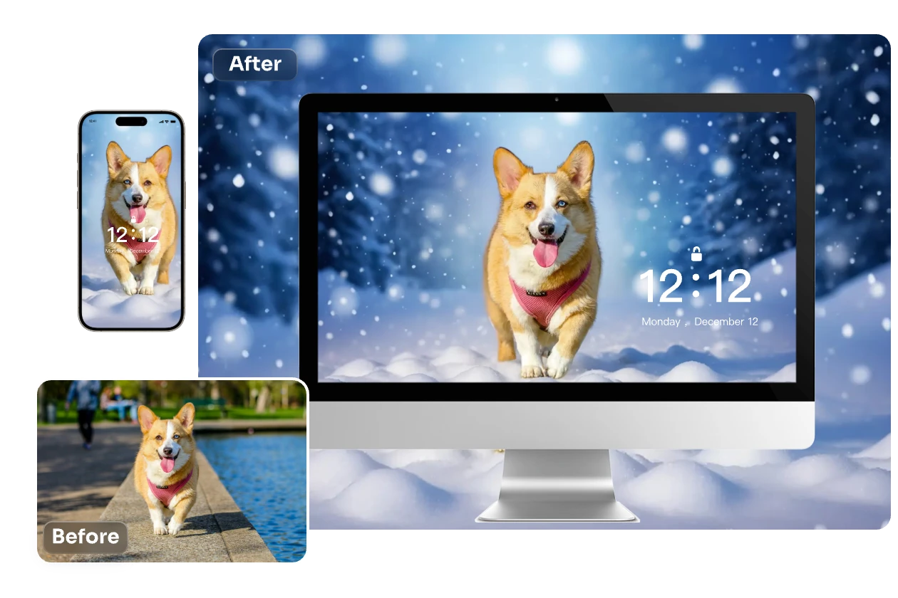 create winter background wallpapers for desktop and phone