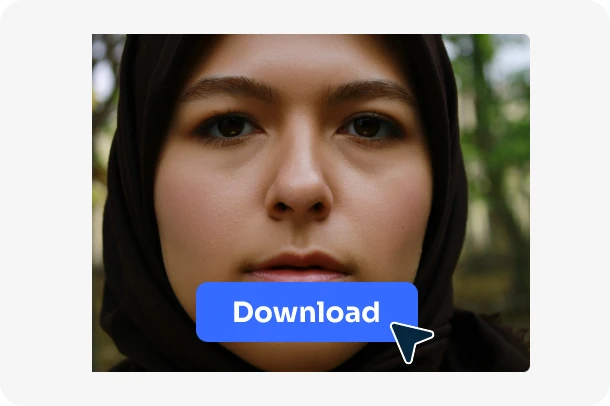 télécharger le portrait féminin retouché