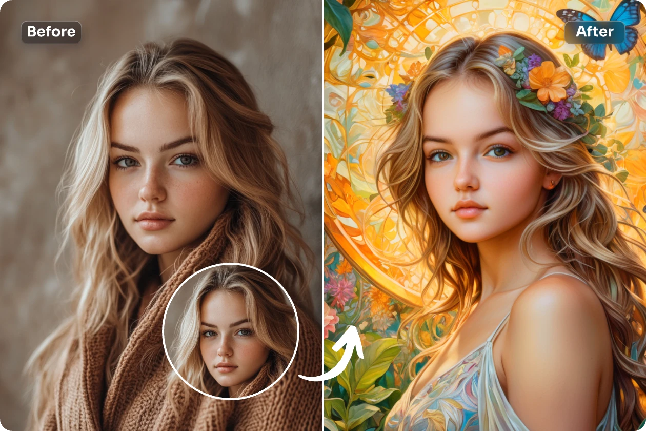 einen Spiel-Avatar mit fantastischem Stil und extravaganten Farben erstellen