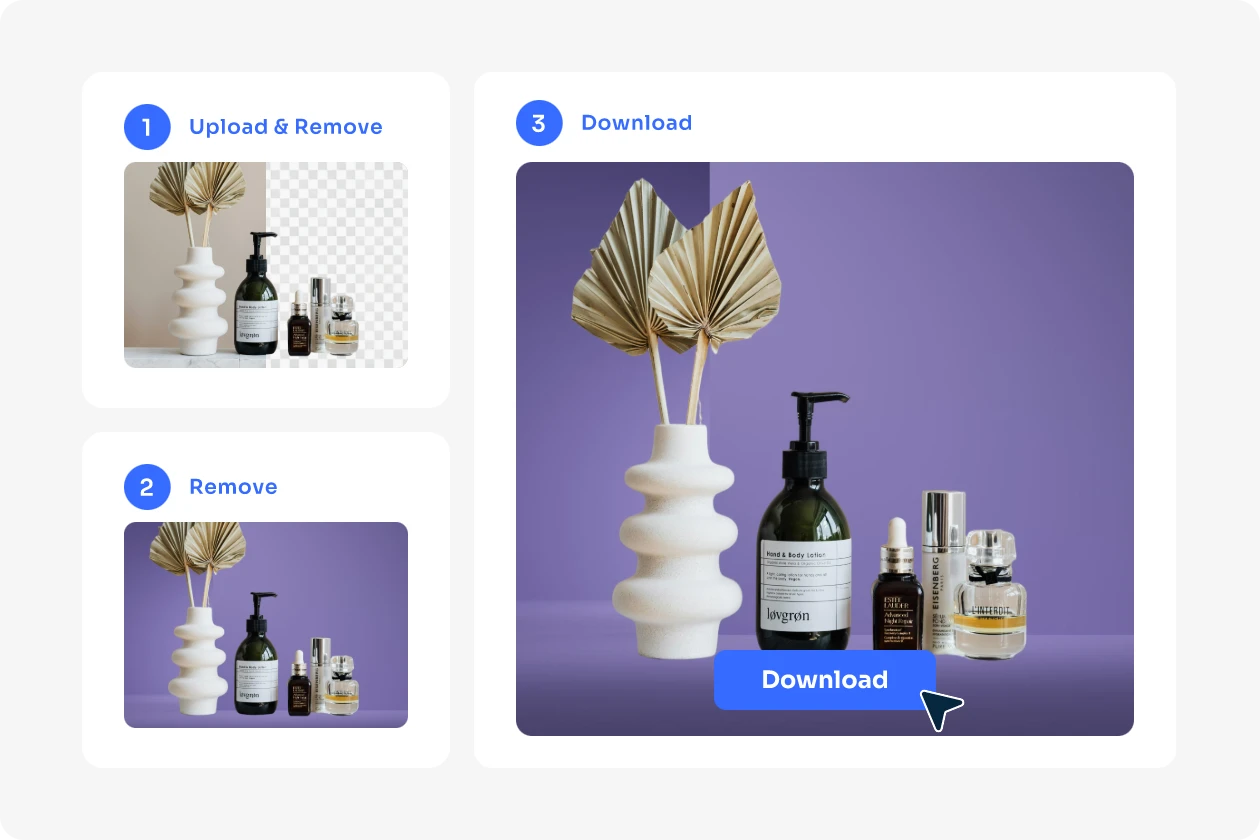 remove background for marketing purpose using AI Ease