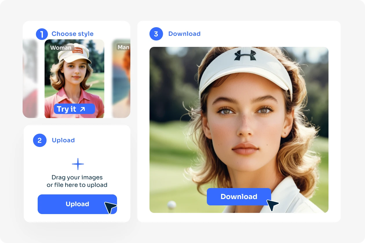 AI Easeを使用してAIデート・プロフィール写真を無料で作成する