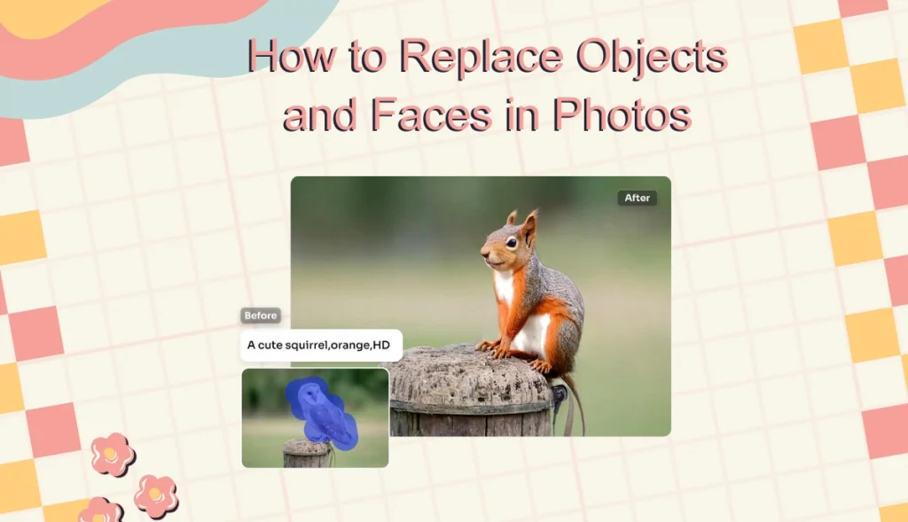 use ai ease ai replacer to replace a animal on the image