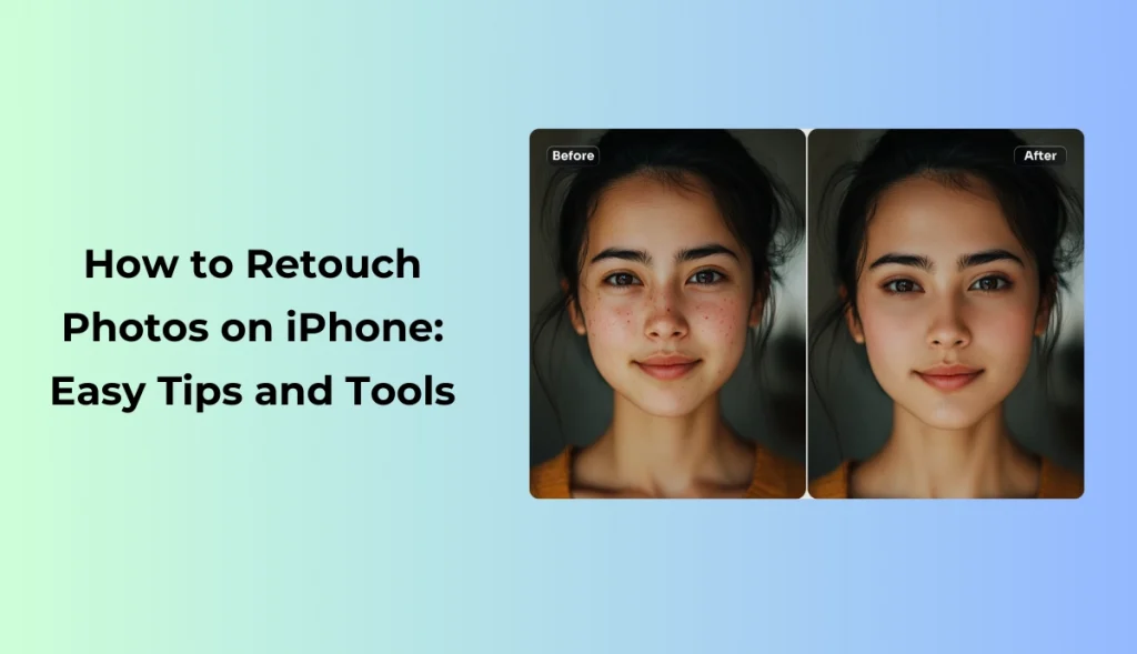 how to retouch photos on iphone with ai ease