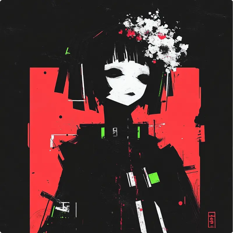 a janpanese manga girl