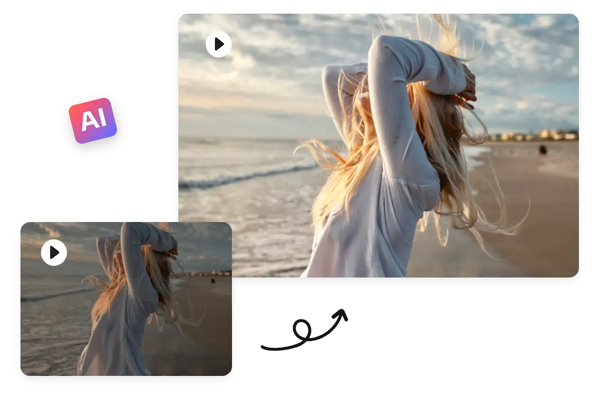 adjust contrast to brighten videos with AI