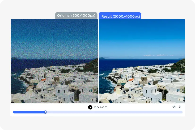ai automatically removes video noise