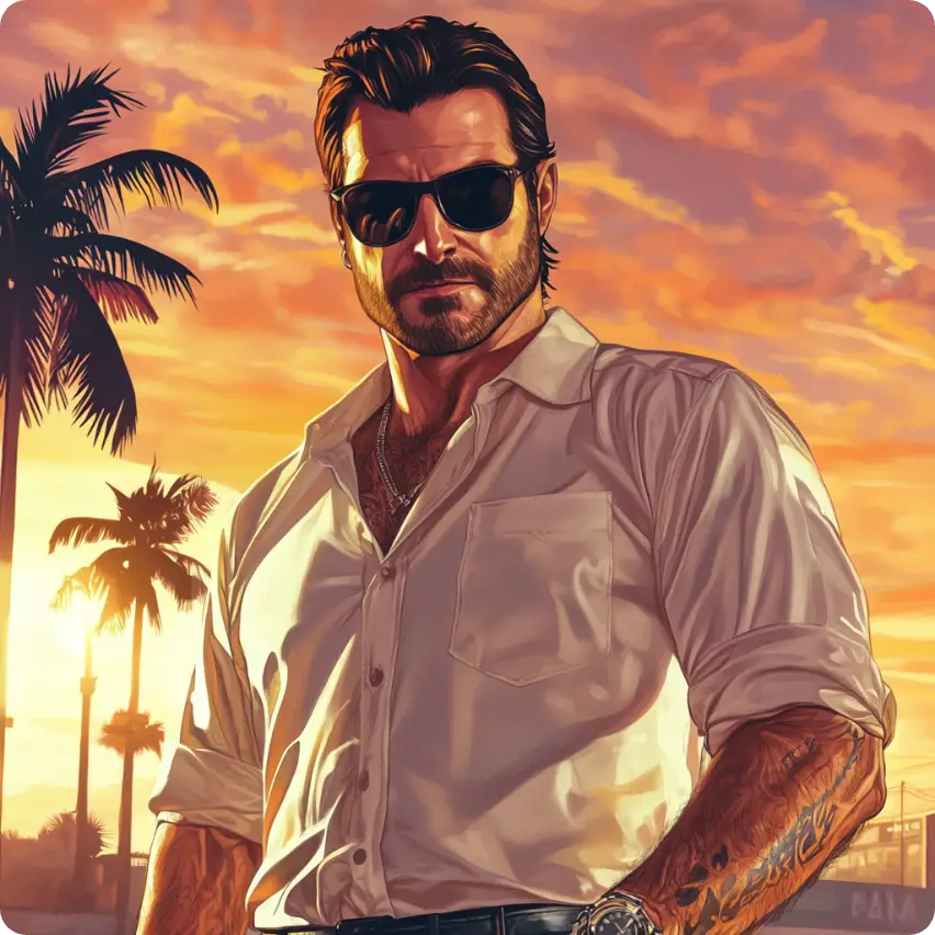 ai generated man by gta ai generator