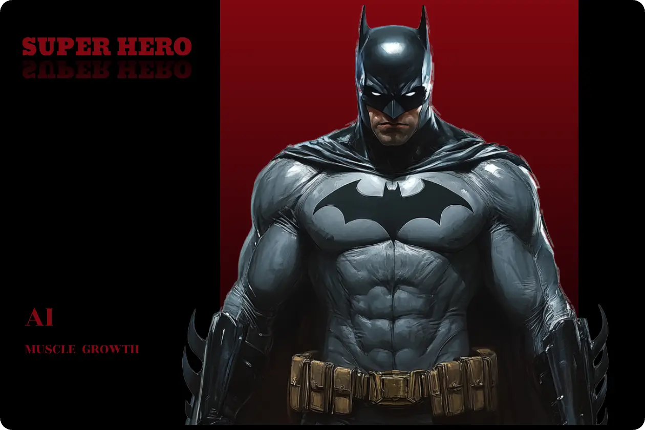 gerar o músculo do batman com o ai ease&#039;s muscle ai