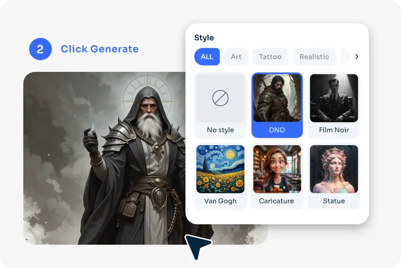 choose dnd style
