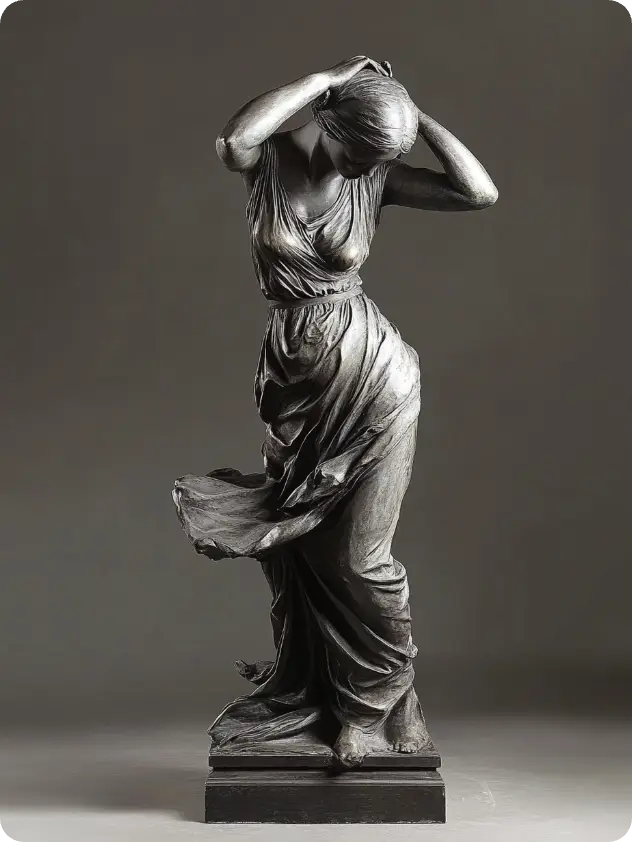 classical marble AI statue design created using AI marble sculpture tool