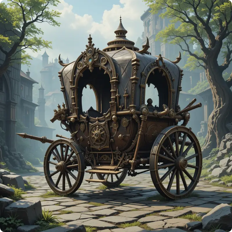 dnd ai art carriage