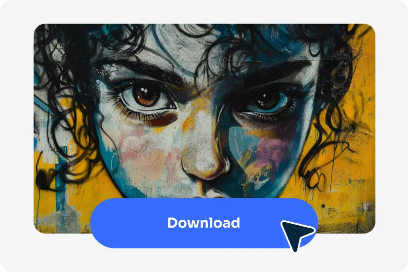 Herunterladen ai generiert Graffiti-Kunst Bild in AI Ease