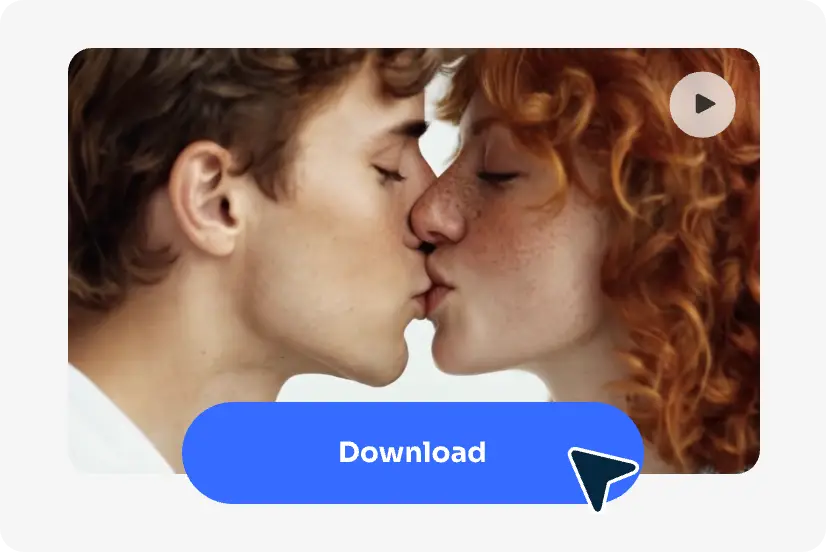 Küssendes Paar AI Video in AI Ease herunterladen