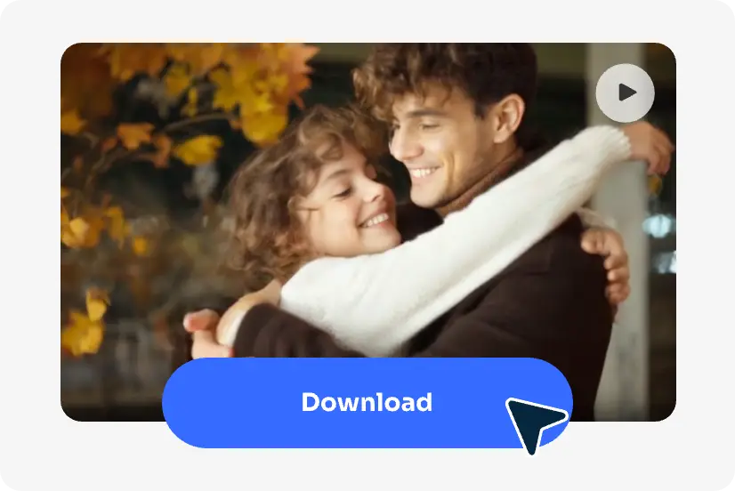 descarregar o vídeo de abraços em aiease ai hug video generator