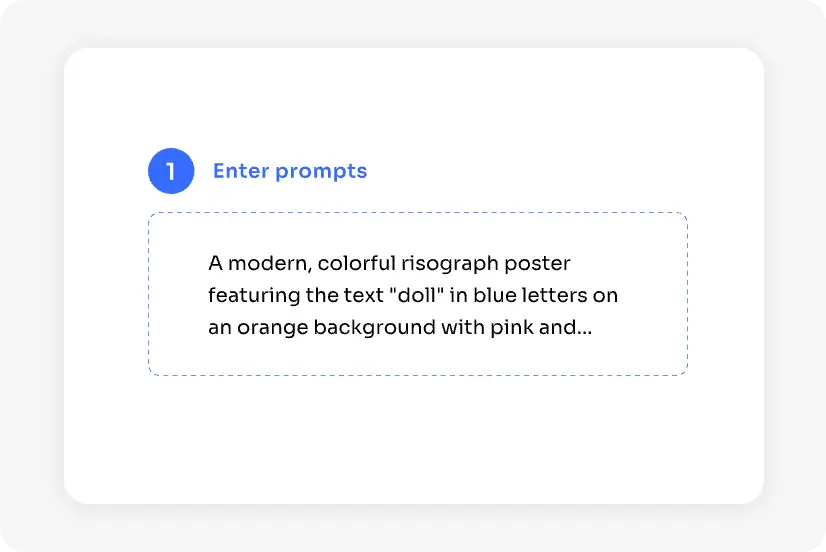 enter text prompt for ai movie poster