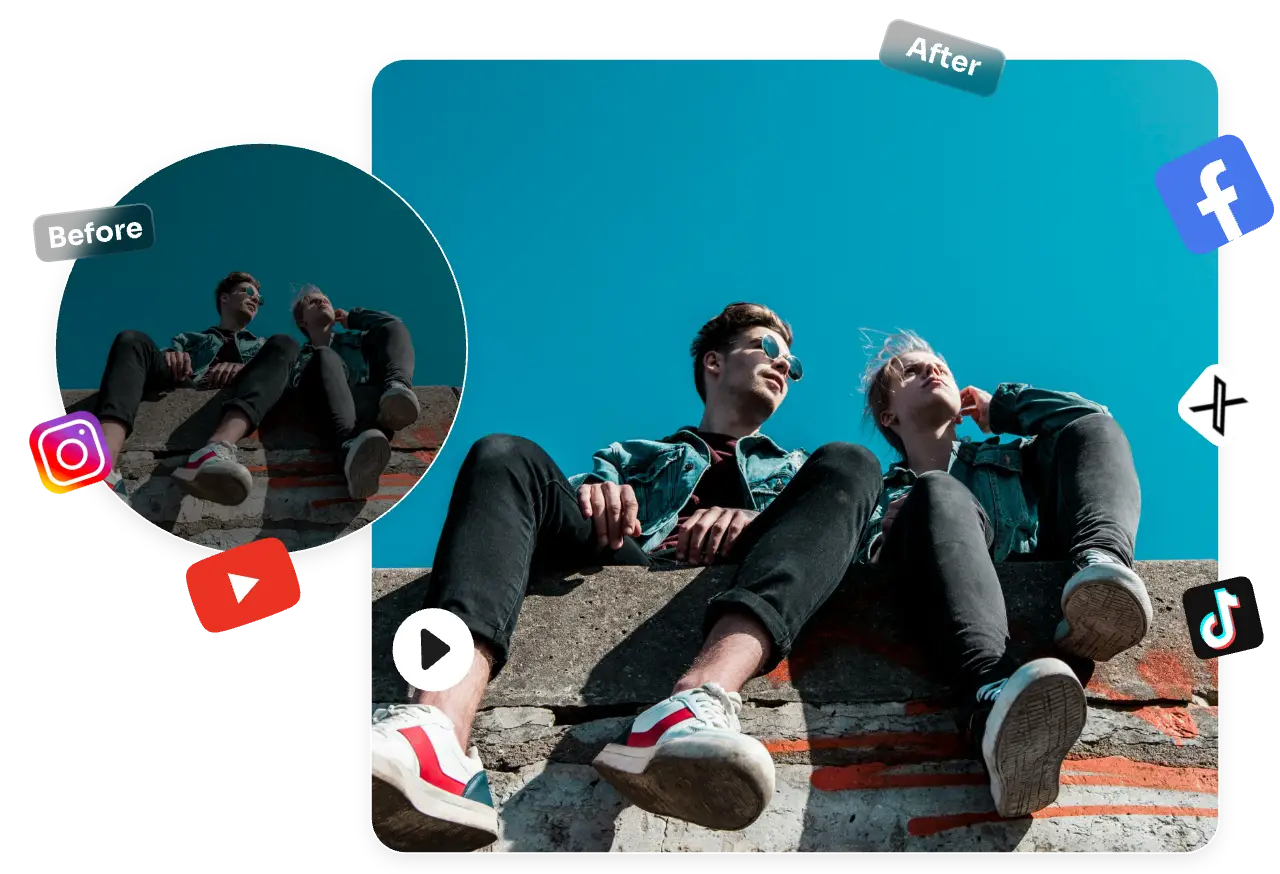generate brighter video for social media with ai ease