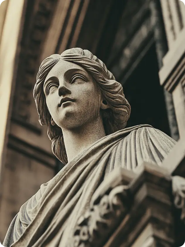 Greek statue style generated by AI – AI marble sculpture design