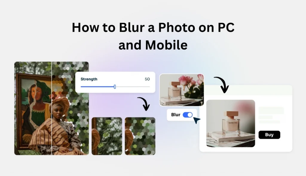 Wie man ein Foto auf PC und Handy verwischt