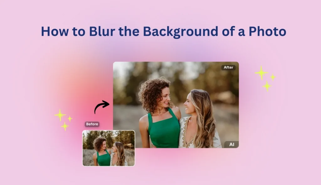 how to blur the background of a photo