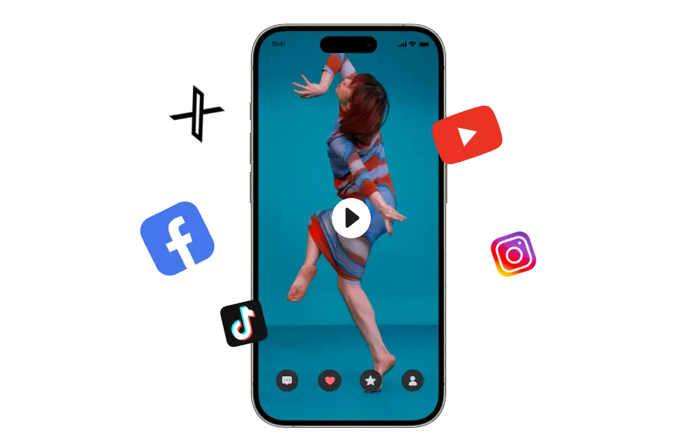 publicar un vídeo de baile femenino con movimientos humorísticos en tiktok y otras redes sociales