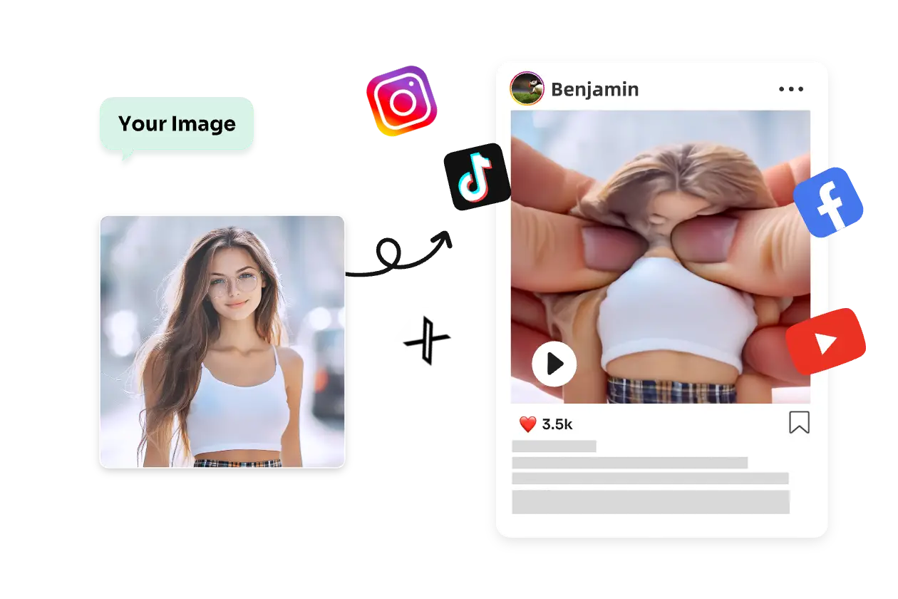スクイッシュAIのビデオをソーシャルメディアで共有する