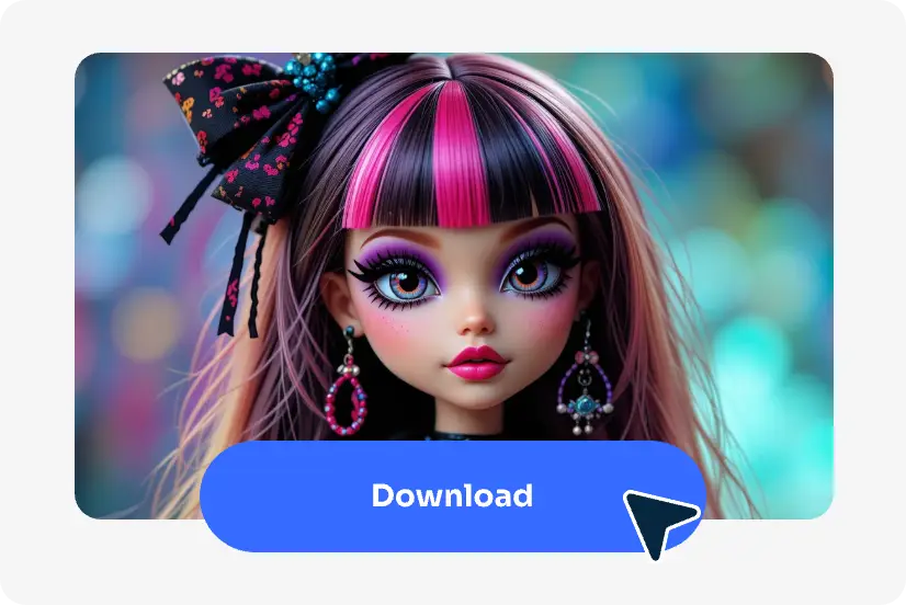 如何在 aiease bratz doll產生器 中建立 bratz doll 的步驟 3