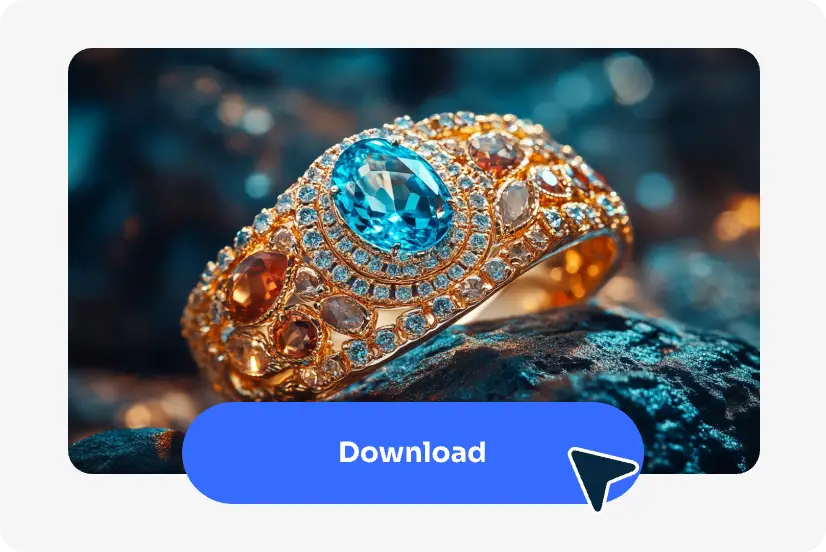 steps of how to make a jewelry artwork in aiease jewelry generator 3