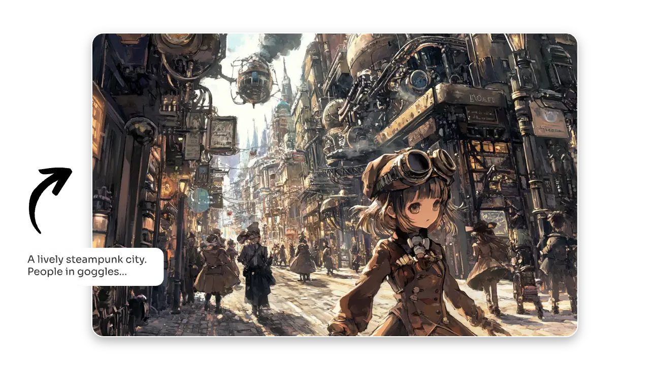 Convertir un texte en art steampunk esthétique et mécanique grâce à l'IA