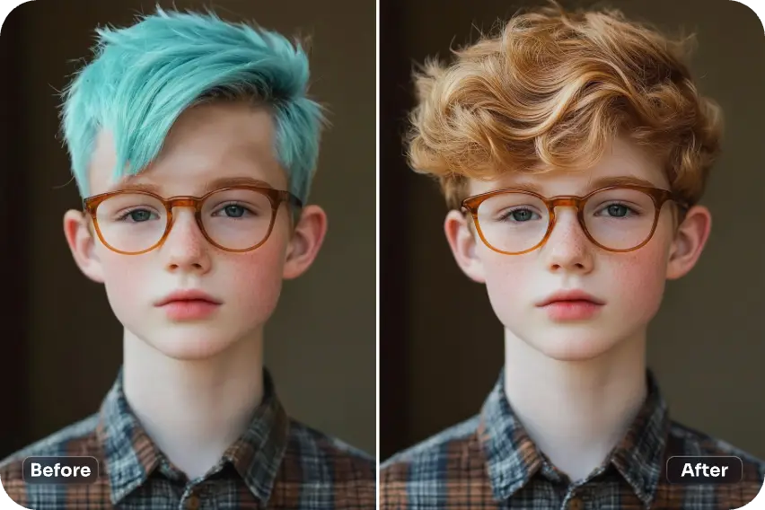 a boy prom hairstyle with ai ease prom hairstyle simulator