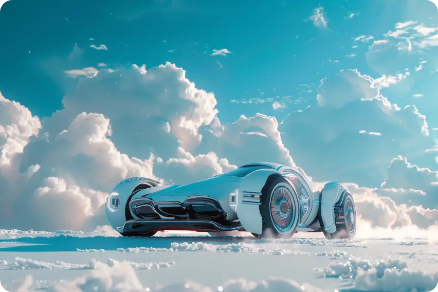 a car generated by ai concept art generator