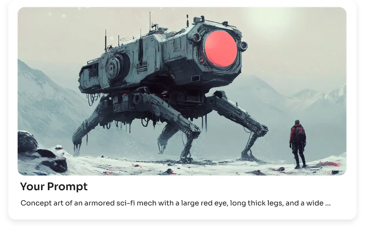 a futuristic concept art photo generated by ai ease