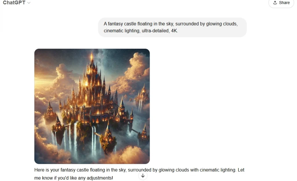 ai pictures generated by openai image generator