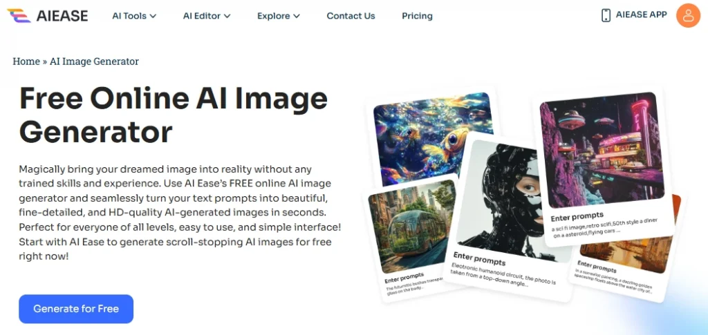 bester ai text zu kunst generator aiease