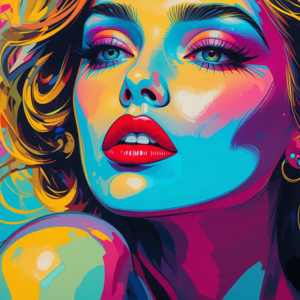 crear ai pop art mujer con ai facilidad