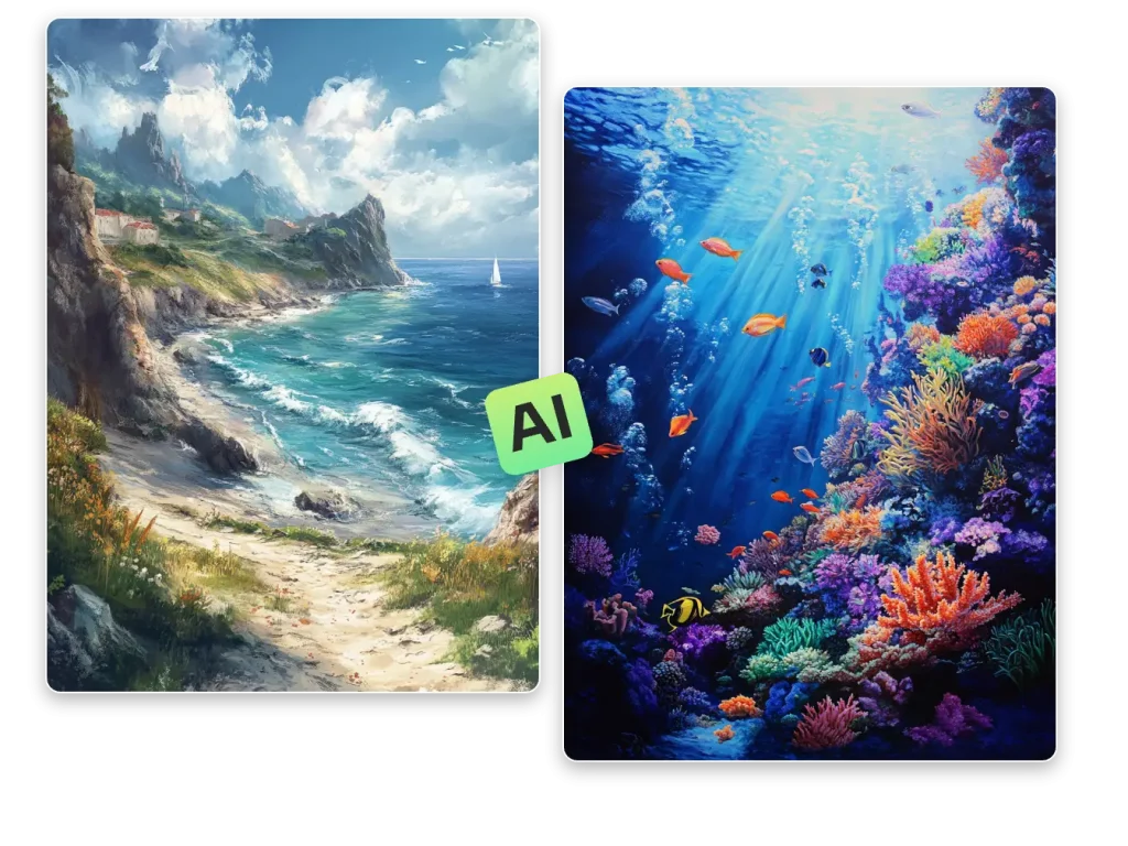 ai-Meeresbilder mit ai ease erstellen