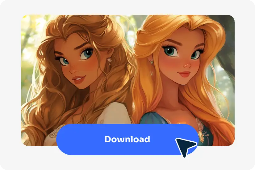 descarga el ai generado princesas disney