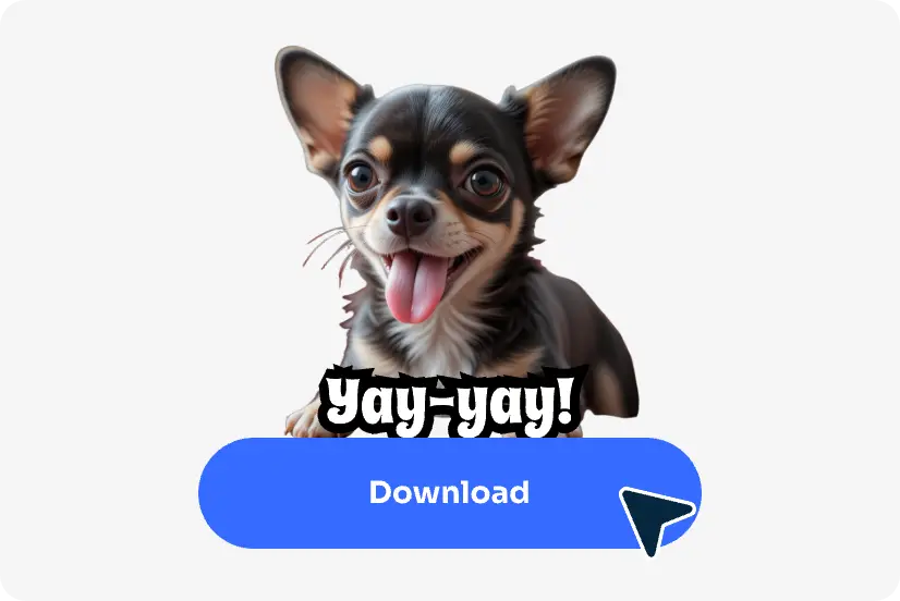 download the custom whatsapp sticker in AI Ease