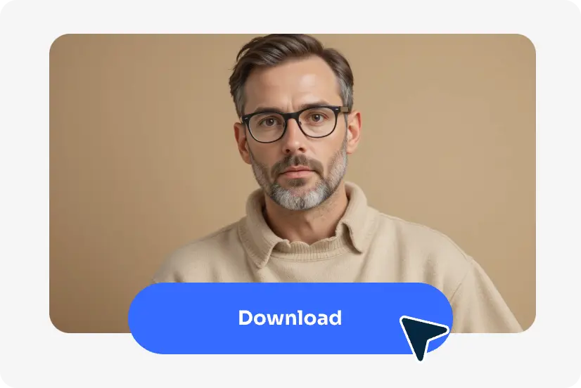 download the edited image in AI Ease