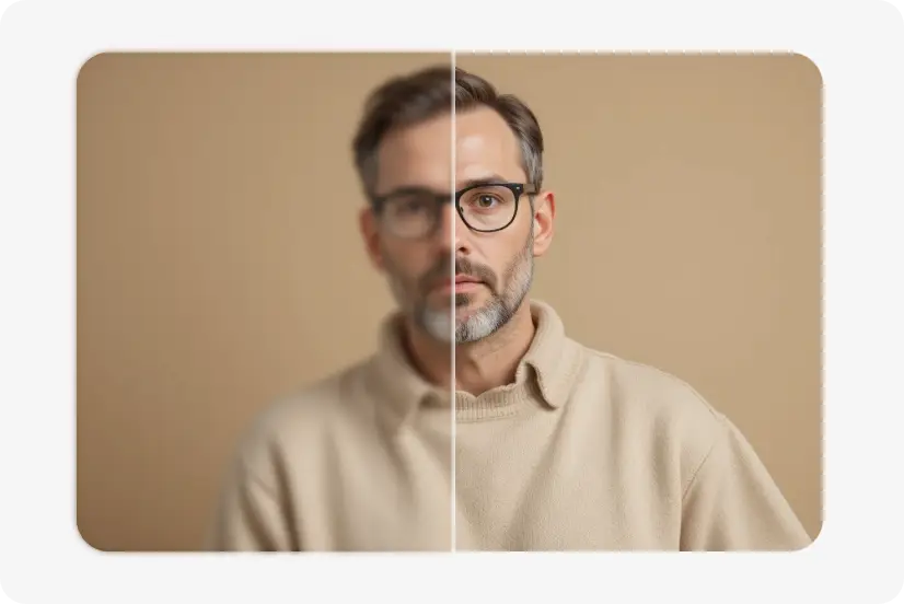 edit male image in AI Ease