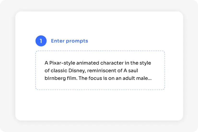 enter text prompt to create minecraft ai image