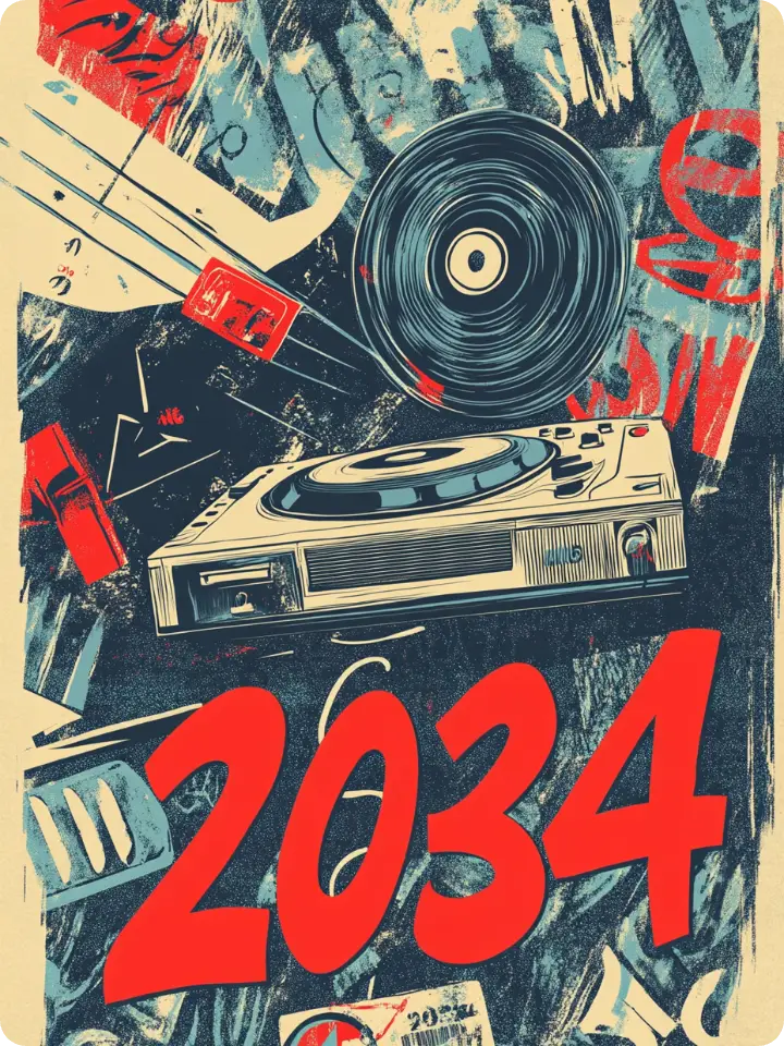 ejemplos de ai flyer en estilo futurista