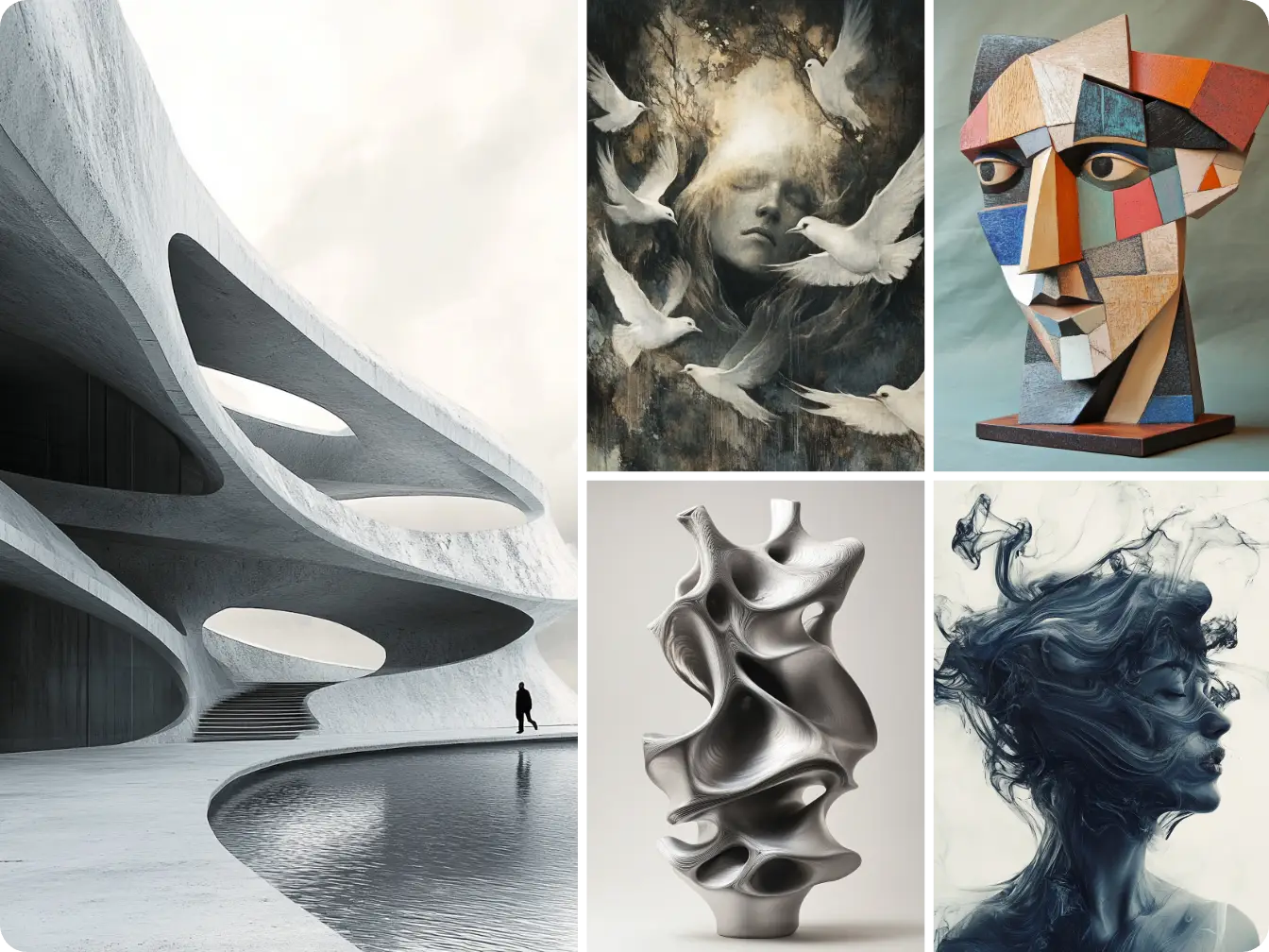 explore cubist art from portrait to sculpture to architecture